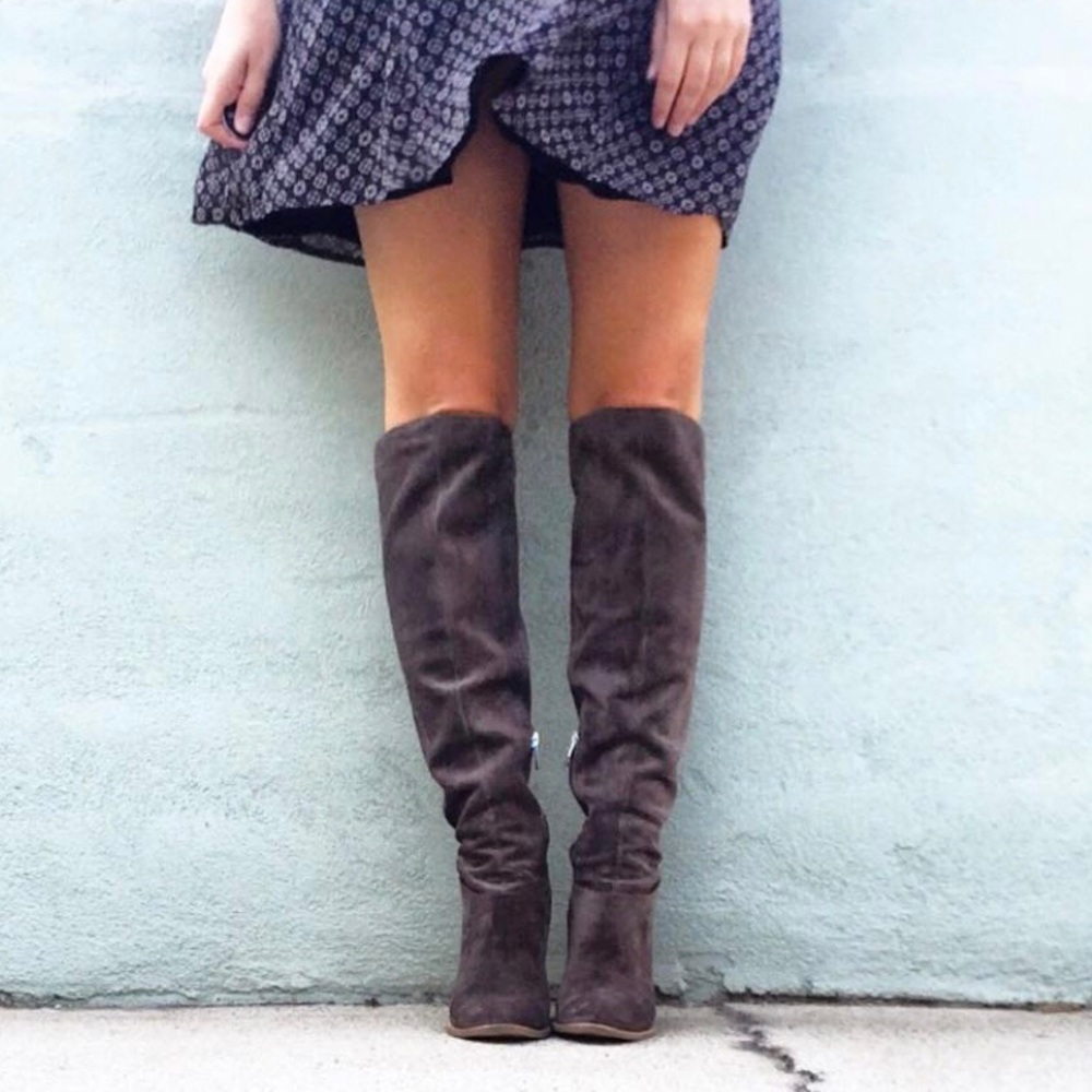 Suede Over TheKnee Boots
